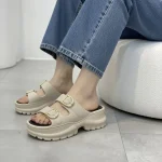 صندل دو سگک زنانه طلا M60 - Image 3