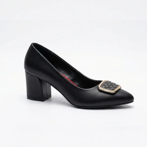 سولو یراق نگینی پاشنه 7 (1) پاشنه7یراق طلایی نگین دار M153 - Image 1